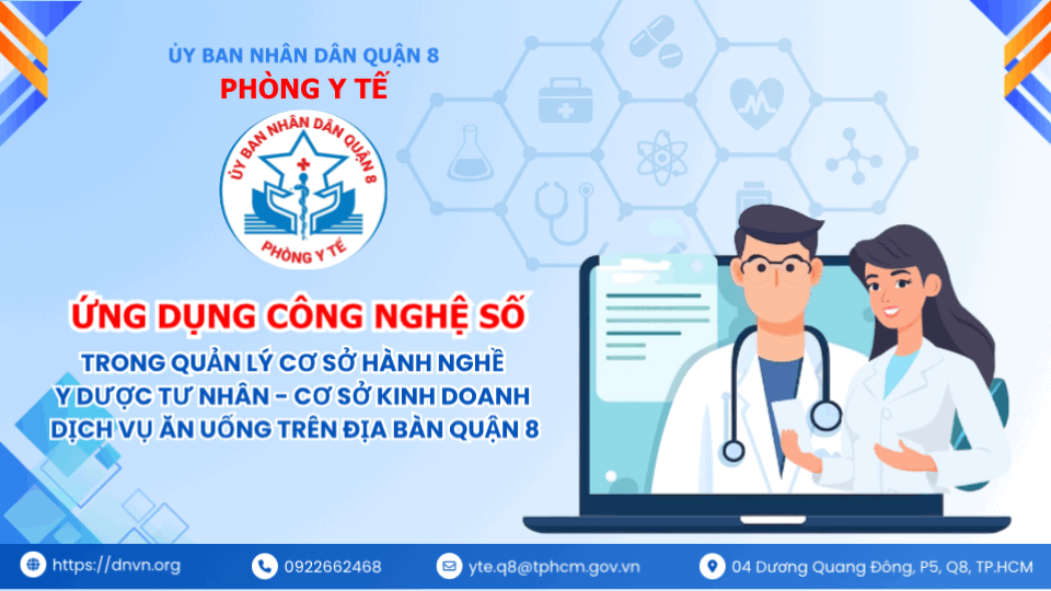 [Canva cùng ITE] – Bài thuyết trình giới thiệu sản phẩm của Phòng Y tế Quận 8