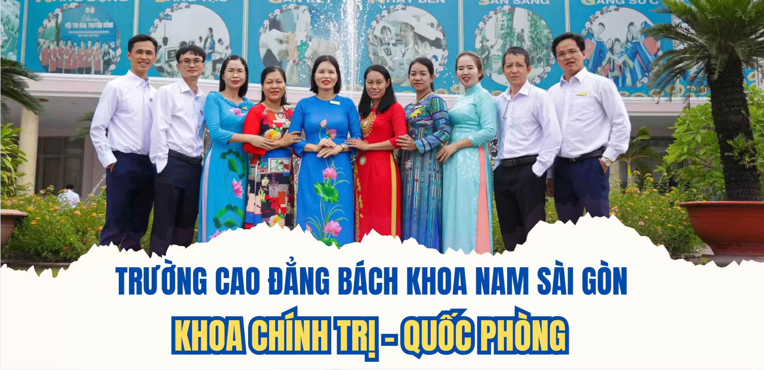 Poster giới thiệu khoa Chính trị – Quốc phòng năm 2024
