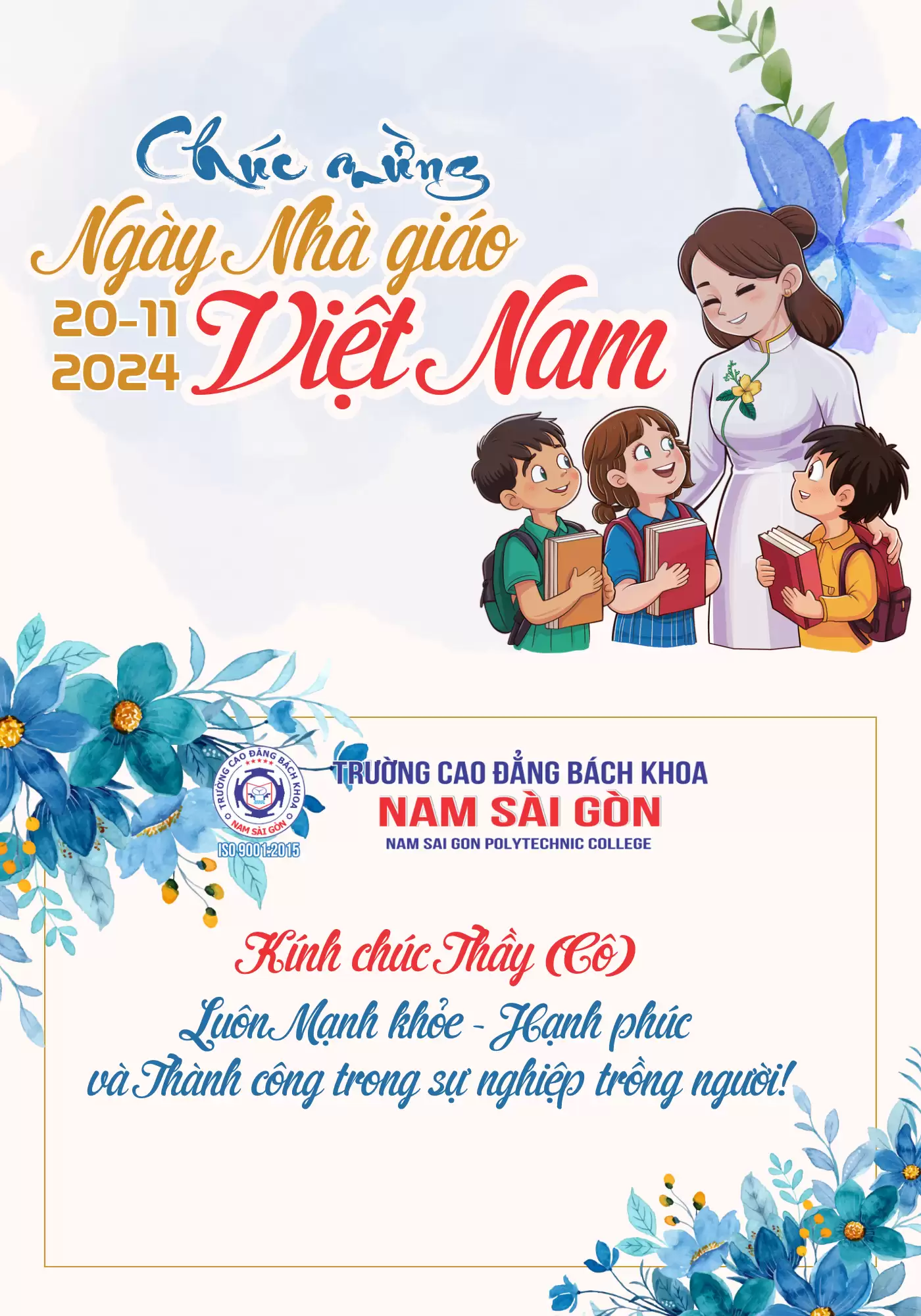 Thiệp chúc mừng 20/11/2024