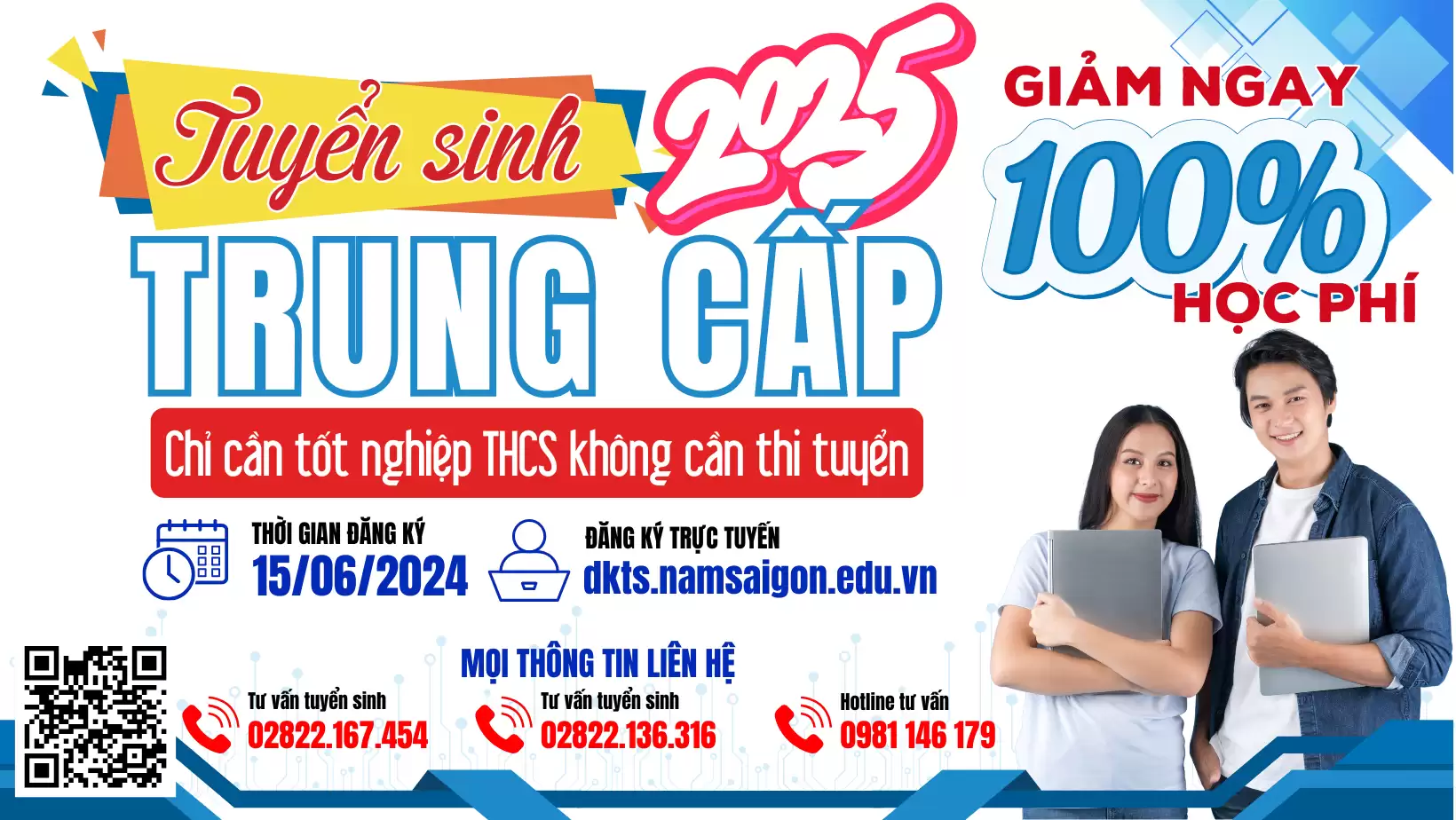 Silde banner ảnh Website các khoa dùng cho tuyển sinh năm 2025
