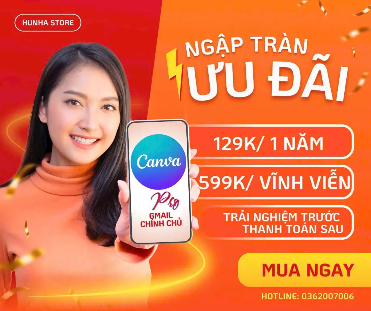 Tài khoản Canva Pro nâng cấp từ Email chính chủ giá rẻ